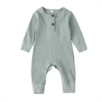 Custom sage green baby romper