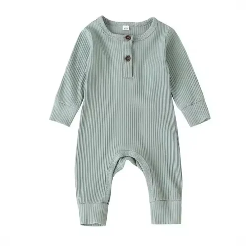 Custom sage green baby romper