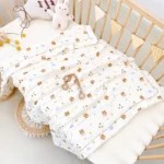 Cotton Muslin Baby Blanket Manufacturer | Gauze Blanket Factory | Customized Muslin Infant Receiving Blanket | OEM, ODM & Private Label Supplier in China - Image 2